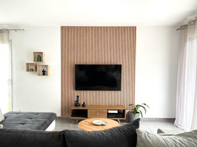 Professionnel en habillage mural en bois sur mesure