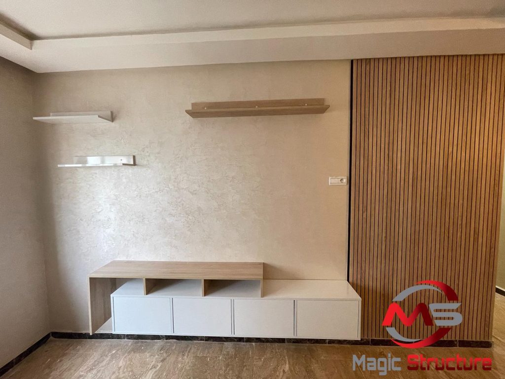 Habillage Mural en Bois sur Mesure à Casablanca